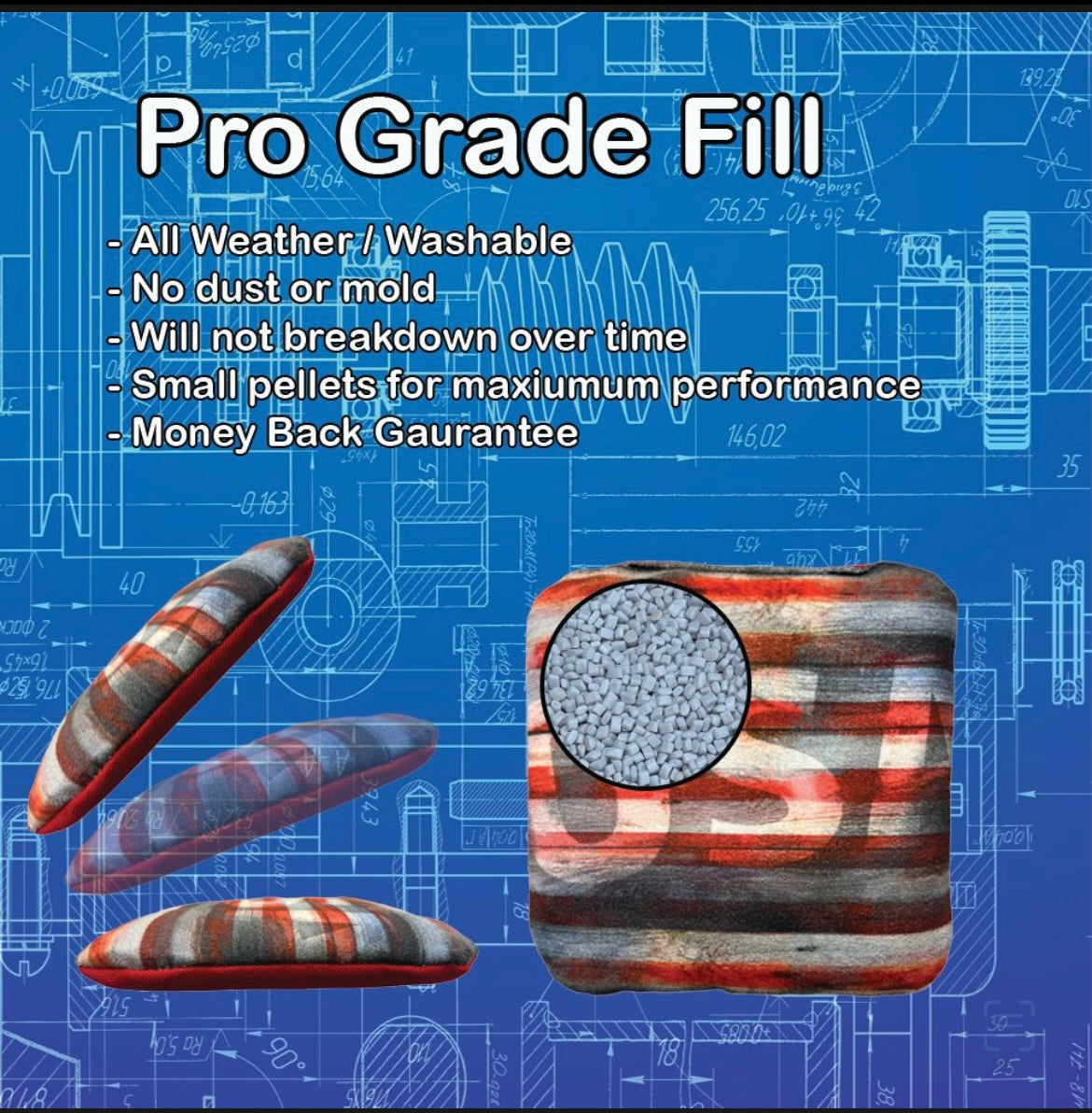 Custom PRO Bags (set of 4) - ACO Stamped!