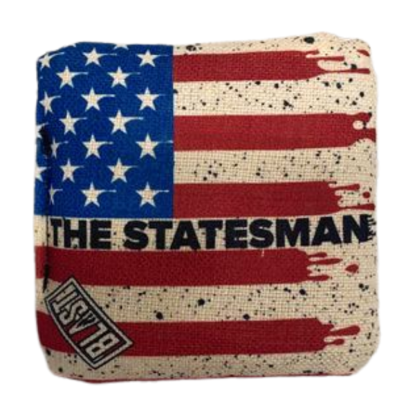 The Statesmen Pro Cornhole Bags (6/9).  Flat fill, smaller profile.