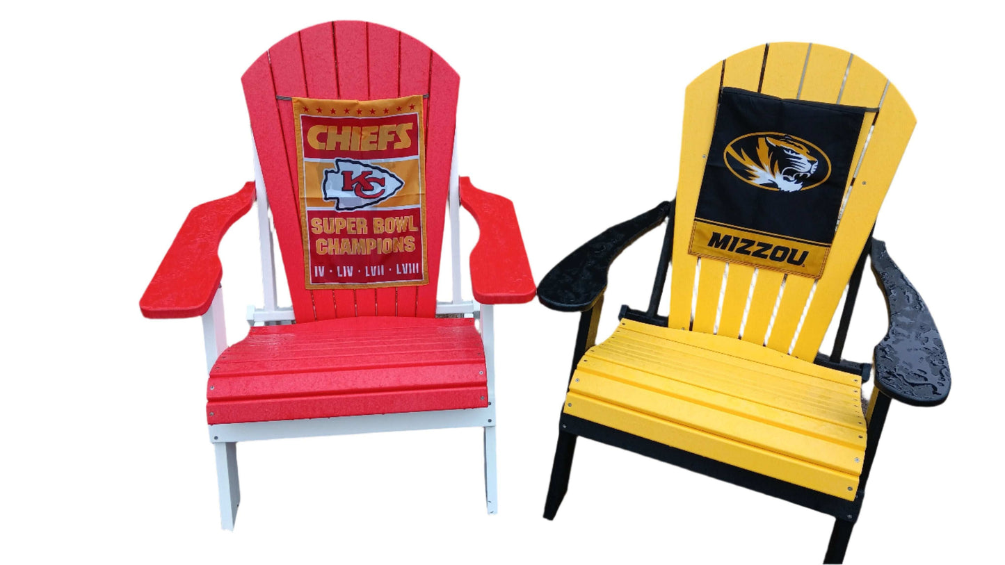 Mizzou team color Adirondack Folding Chair