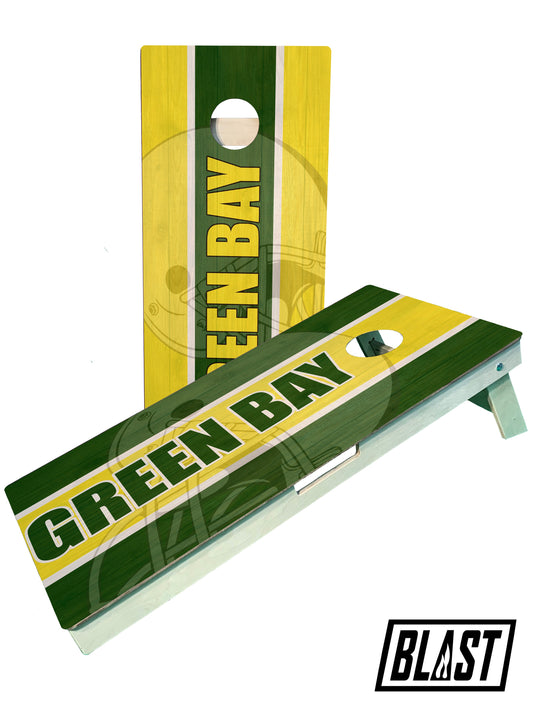 Green Bay Football Team Pro Style Cornhole Boards