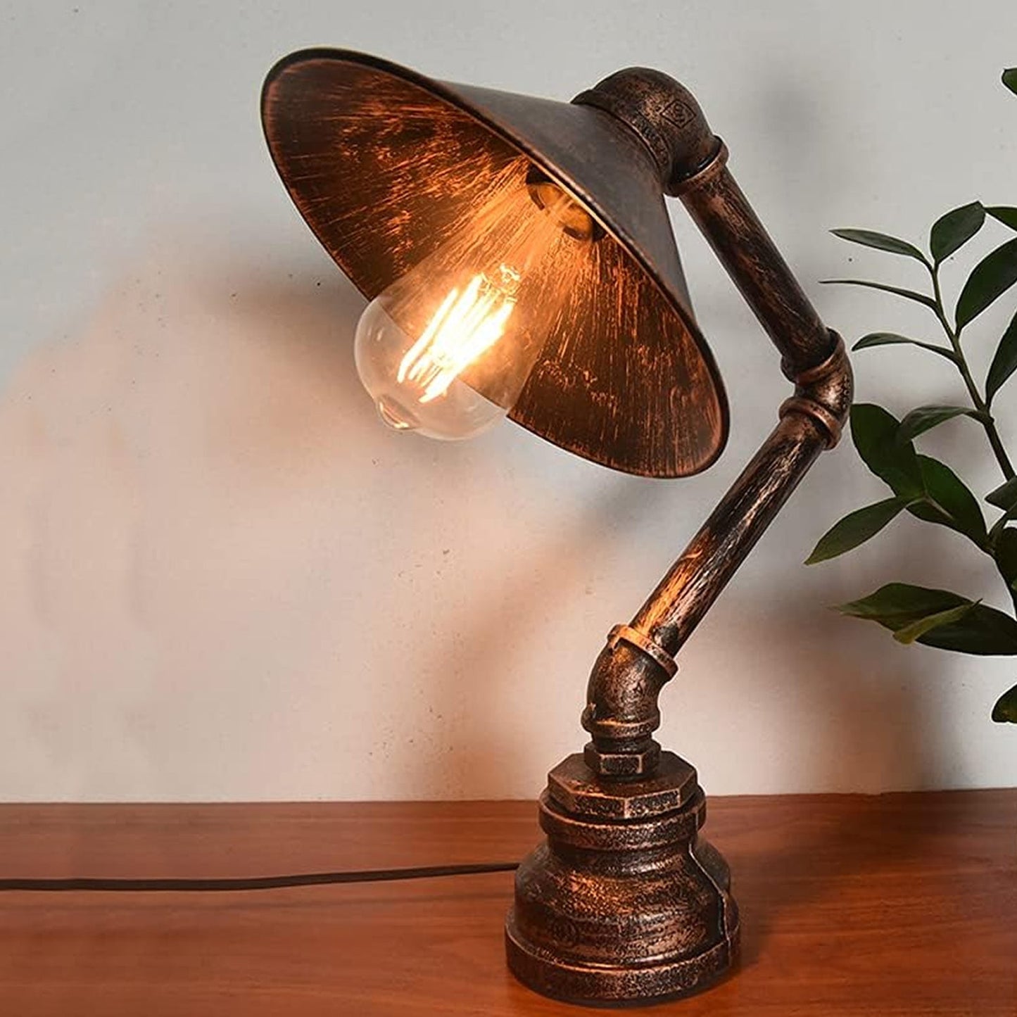 Best Steampunk Lamp Industrial Desk Table Light~2812
