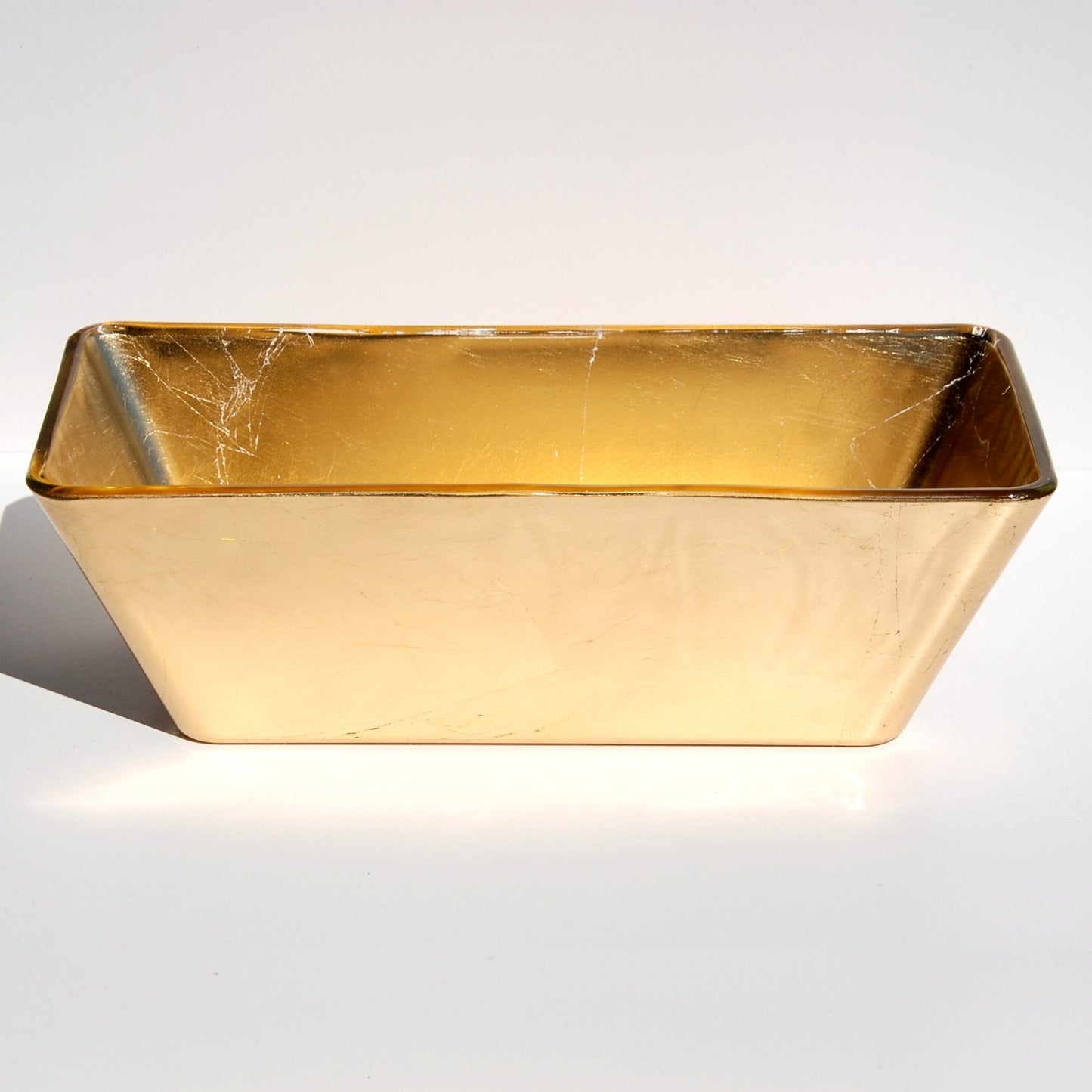 Greek Gold Gilded 13" Rectangular Bowl