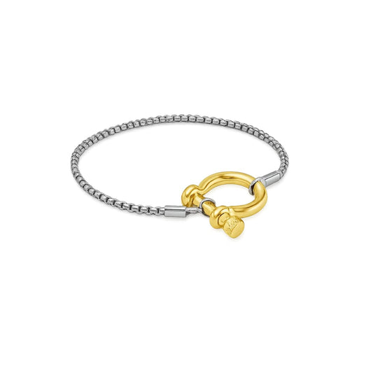 The Lucky Lock Horseshoe Carabiner Clasp Bracelet
