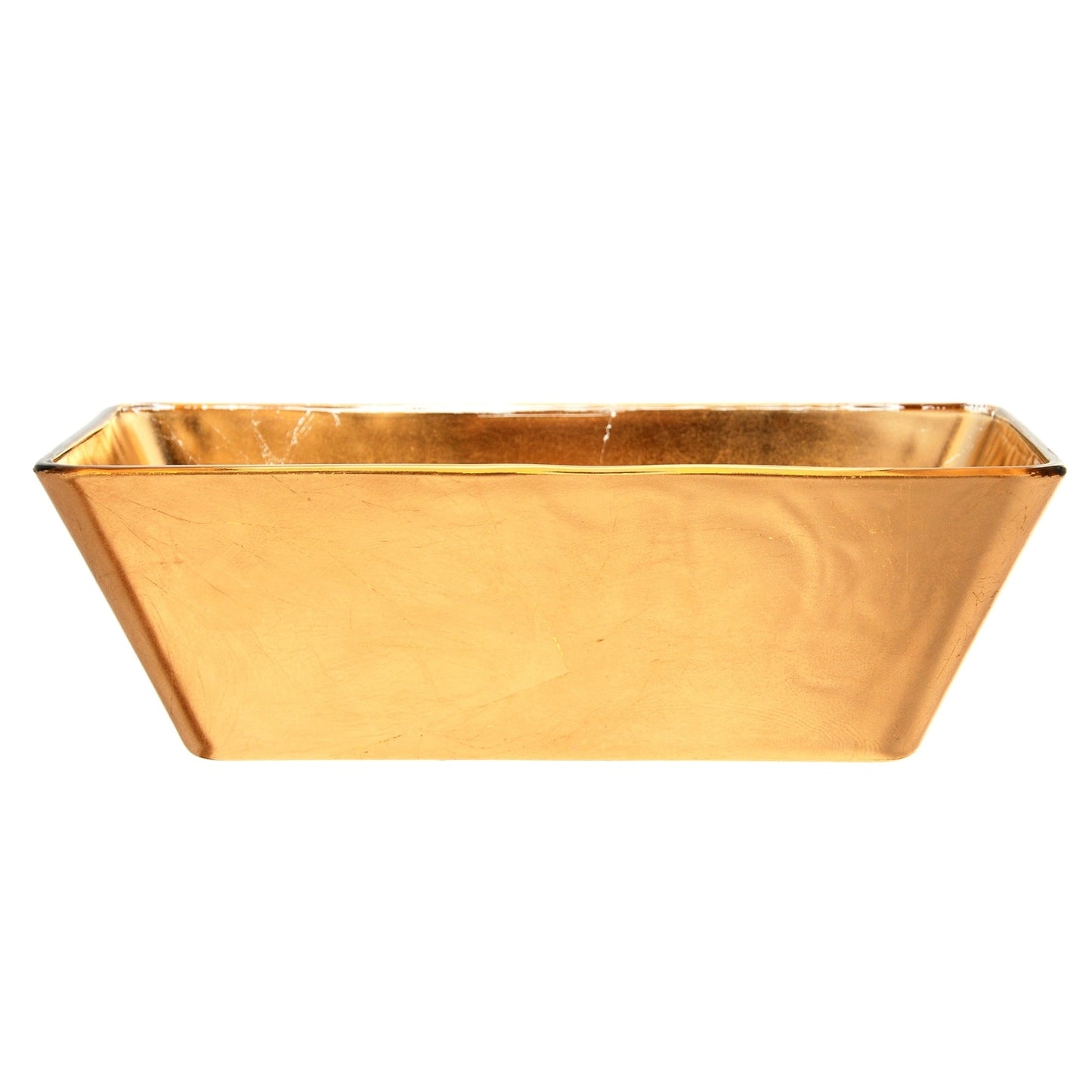 Greek Gold Gilded 13" Rectangular Bowl