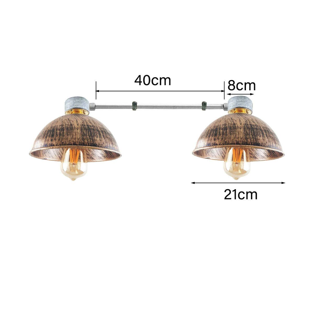 Retro Vintage Metal Ceiling Light Fixture ~6453