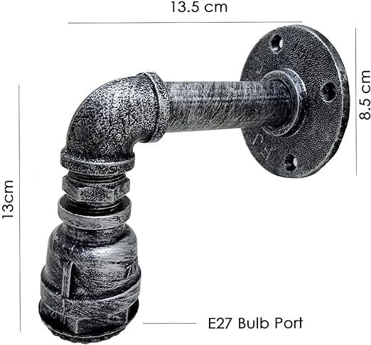Wall Lights Vintage Modern Industrial Rustic Steampunk Metal Waterpipe UK~2170