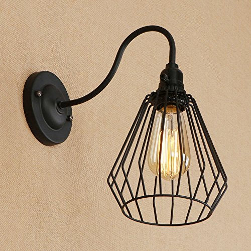 Black Cage wall lights ~2670