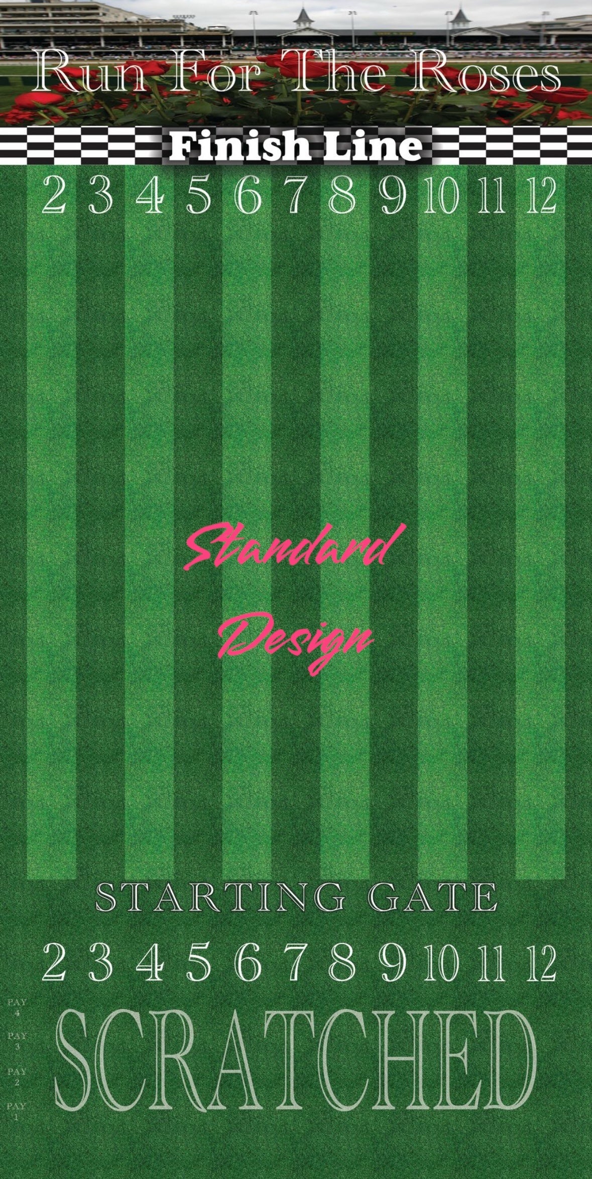 Less than Perfect - Turf Theme Jumbo Horse Game with Printed Rails