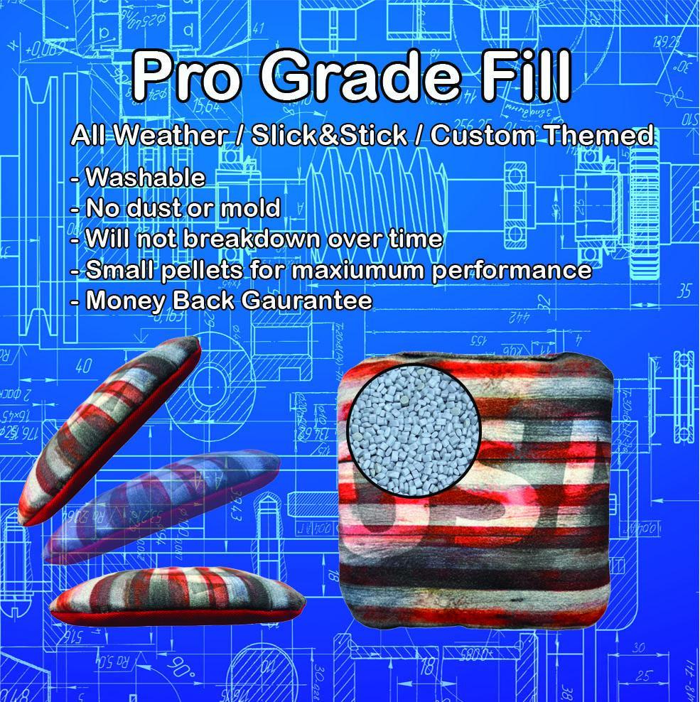 Red White & Feral America Cornhole Boards