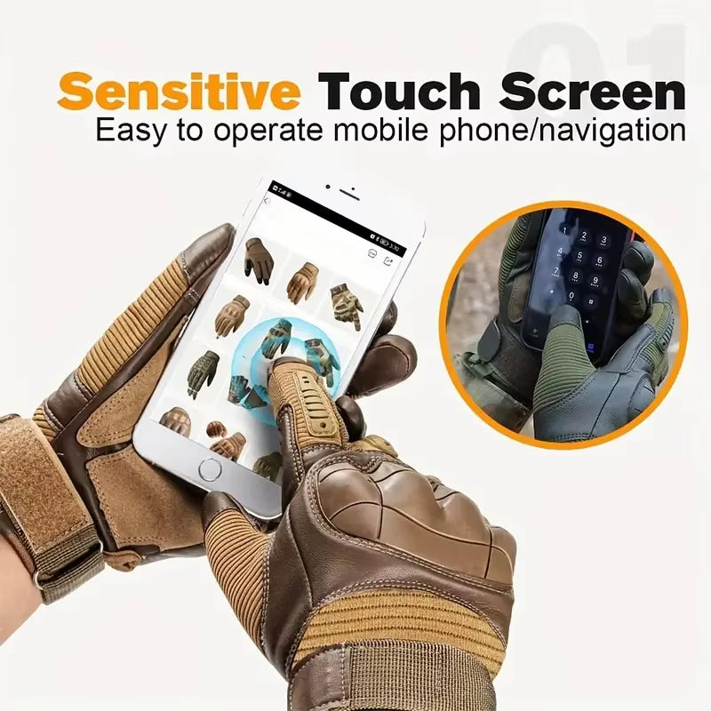 Ultimate Grip Fingerless Tactical Gloves – Touchscreen-Ready for Riders, Workers & Adventurers