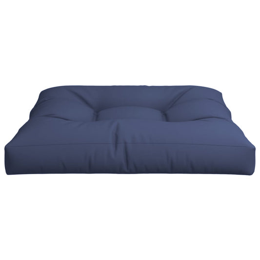 vidaXL Pallet Cushion Navy Blue 31.5"x31.5"x4.7" Fabric