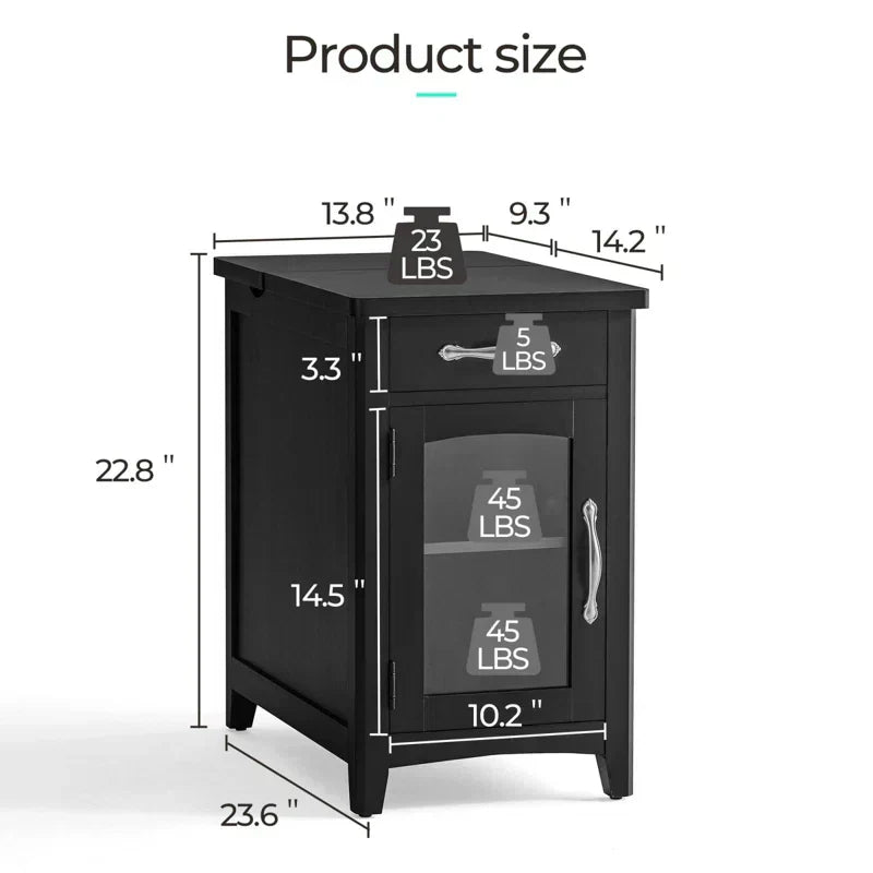 Aneshia End Table bohemian side table