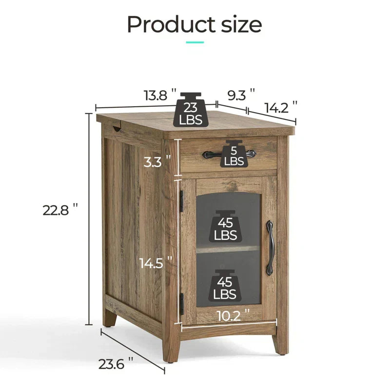 Aneshia End Table bohemian side table