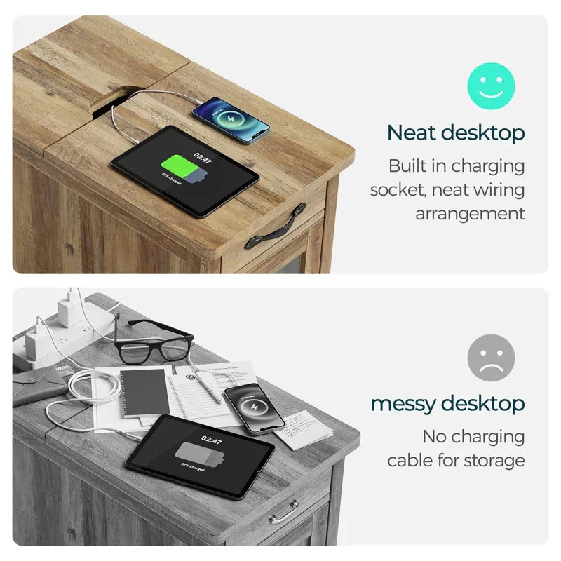 Aneshia End Table bohemian side table