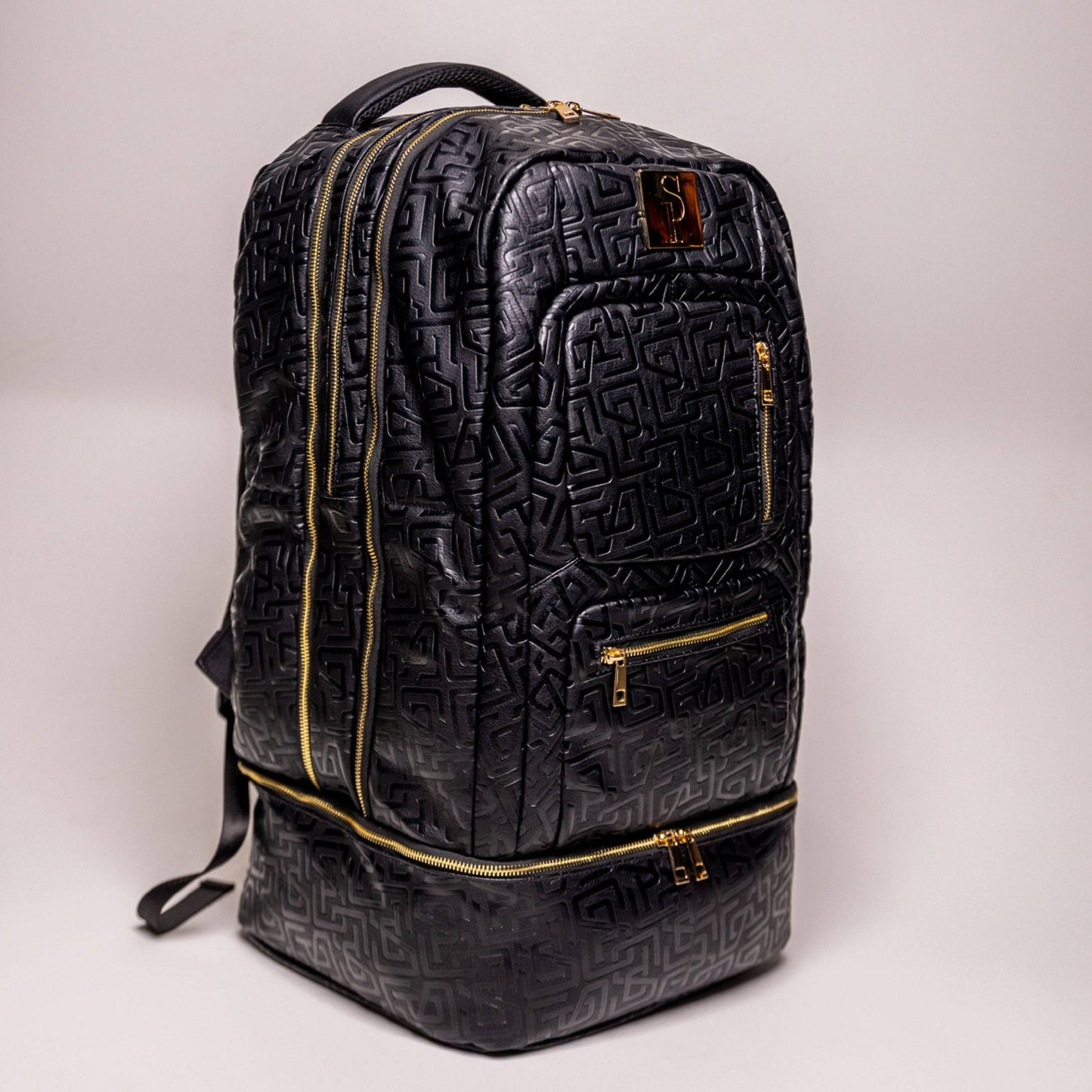 Black Monogram Leather Patented Carry-On Backpack (Only 150 Made)