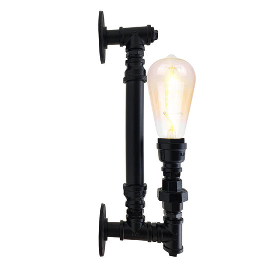 Black Pipe Wall Lights for Homes & Contractors ~2815