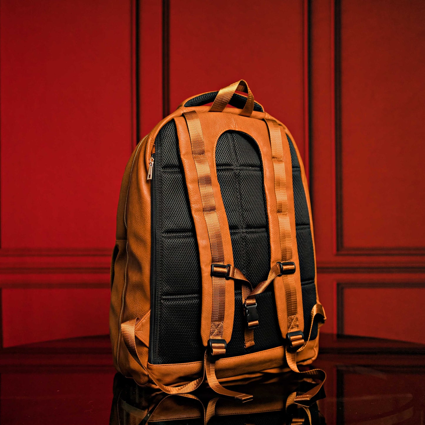 Brown Leather Commuter Bag