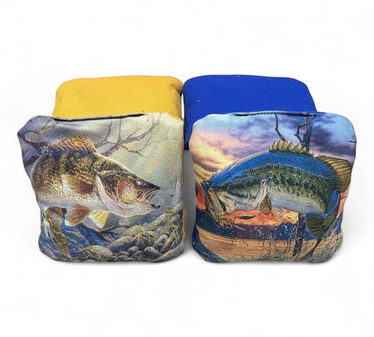 Fishing Bass and Walleye slick and stick bags