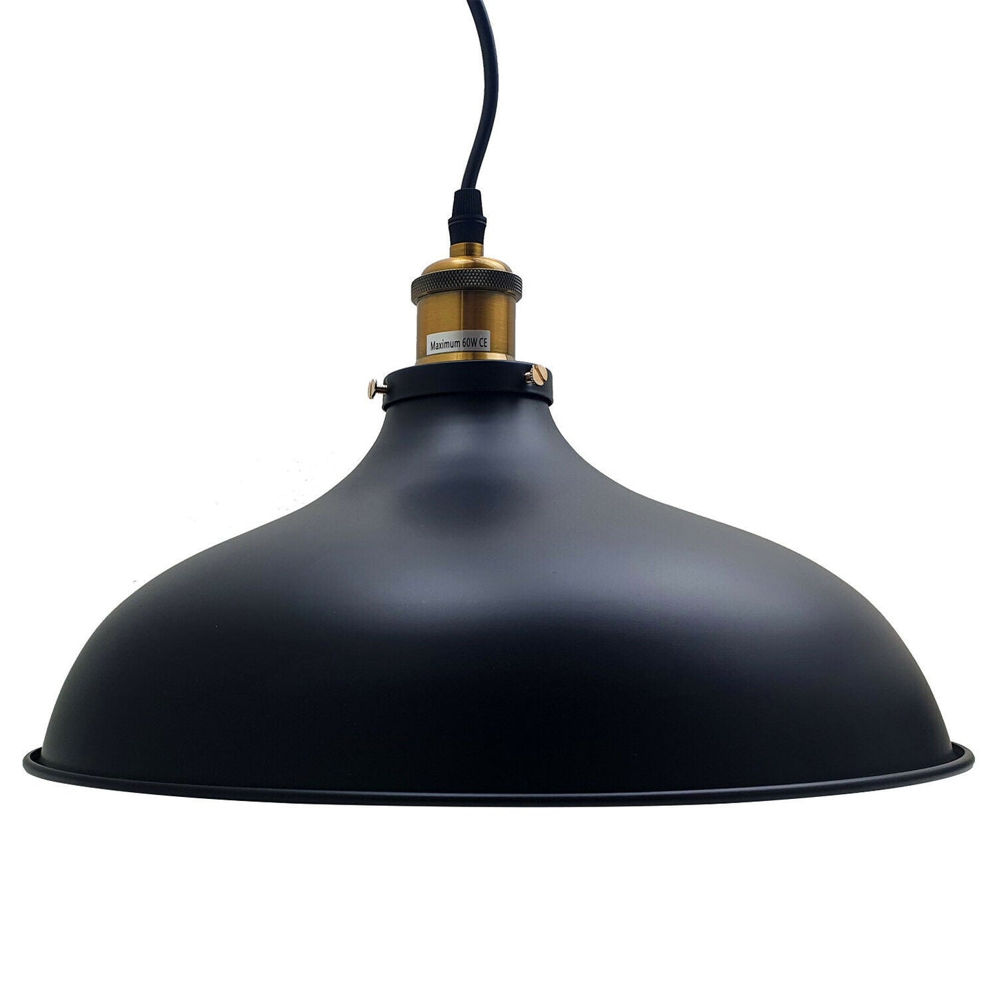 Industrial Pendant Light Black Vintage Hanging Pendant Lights Retro Lamp Fixtures~1955