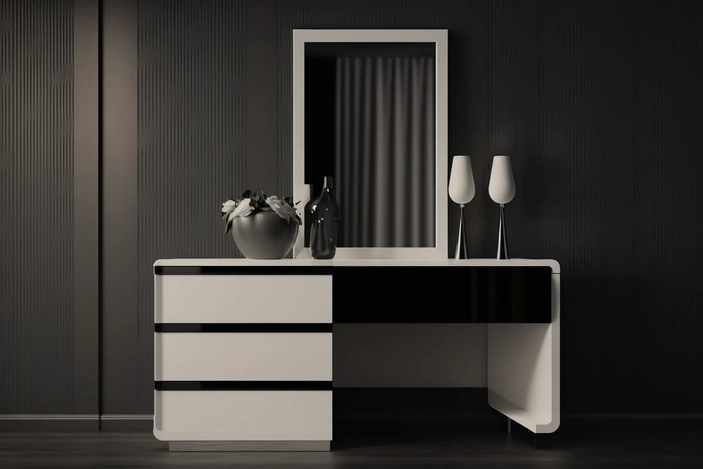 Bump Bedroom Set – Bed, Wardrobe & Dressing Table | Ennovanest