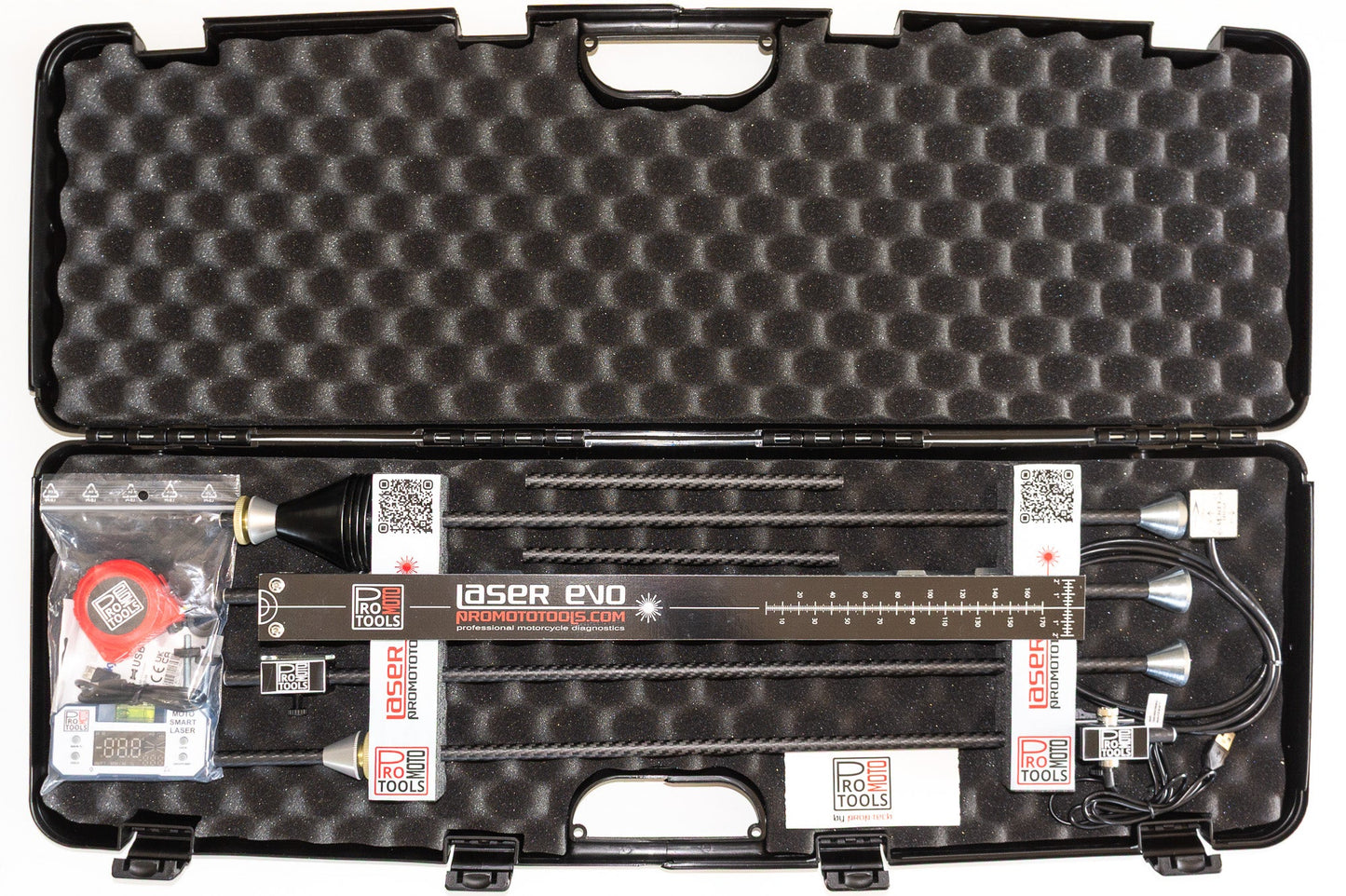 LaserEVO PC motorcycle frame measurement system