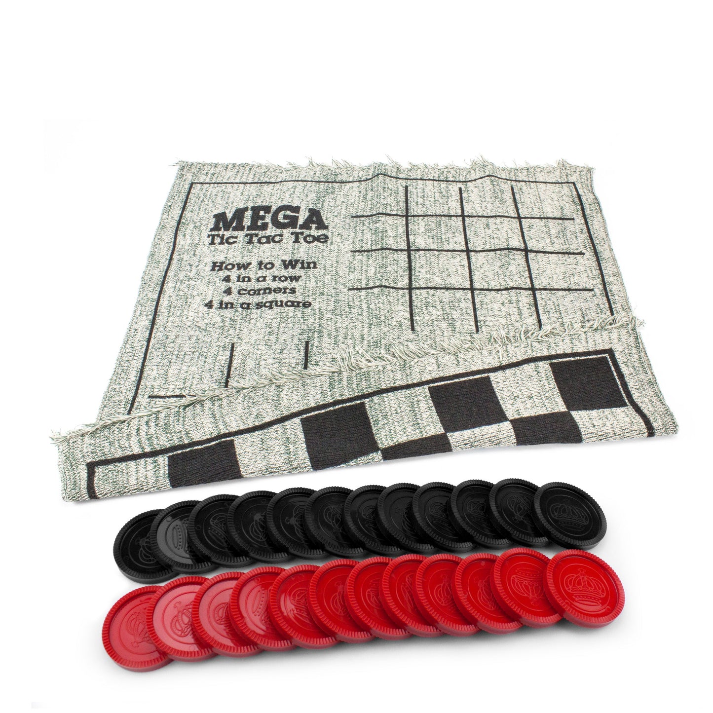 3-in-1 Giant Checkers Rug