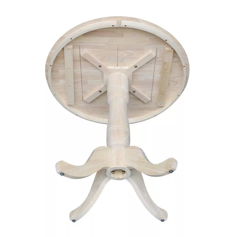 36" Round Top Pedestal Table Unfinished - International Concepts