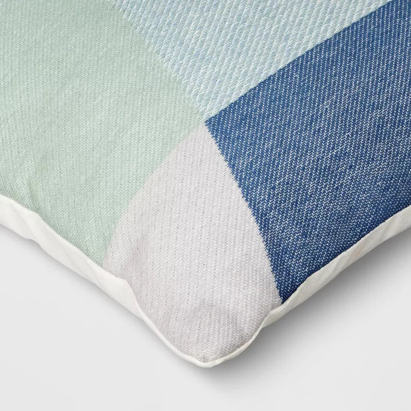 Blocked Woven Cotton Square