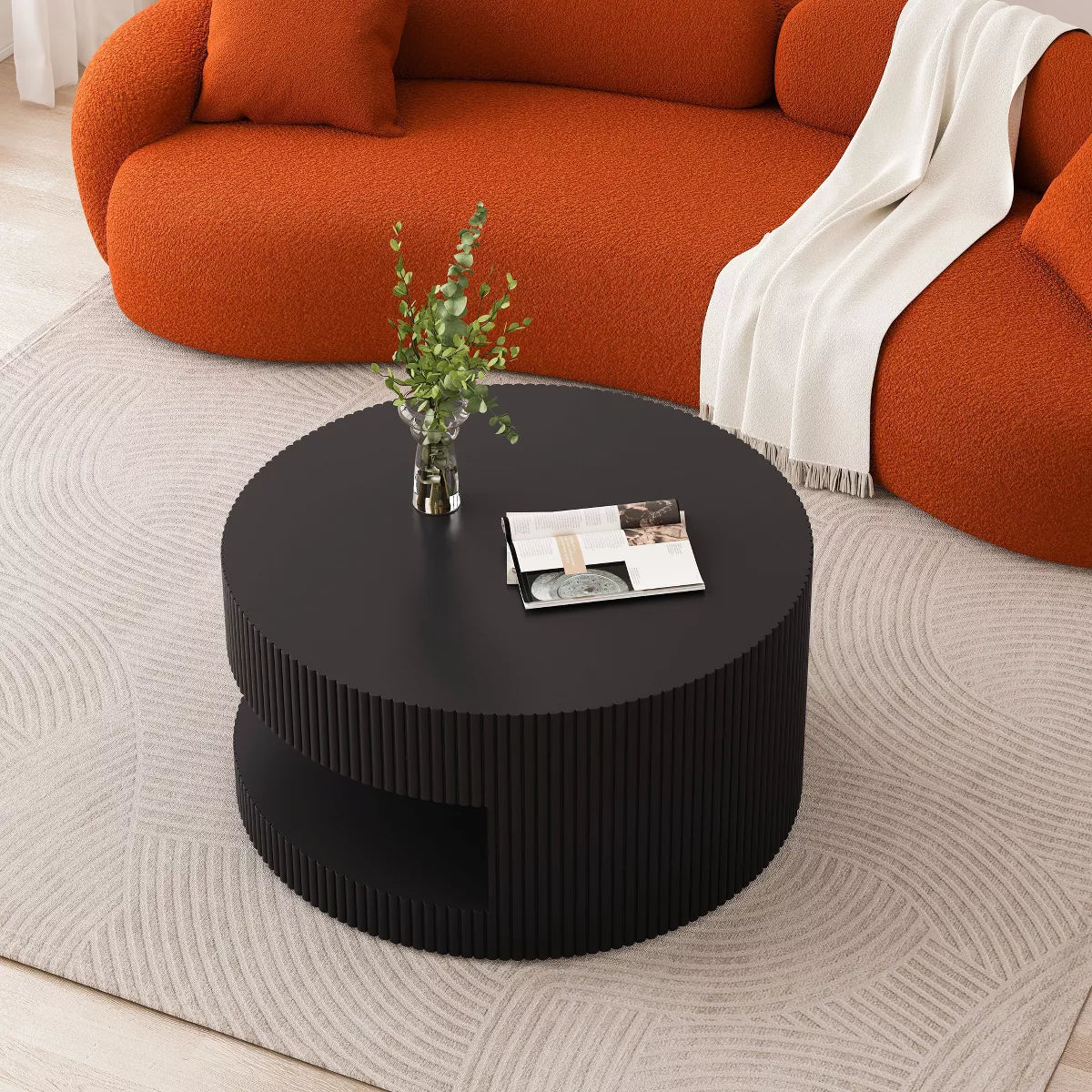 Coffee Table with Storage for Living Room and Bedroom