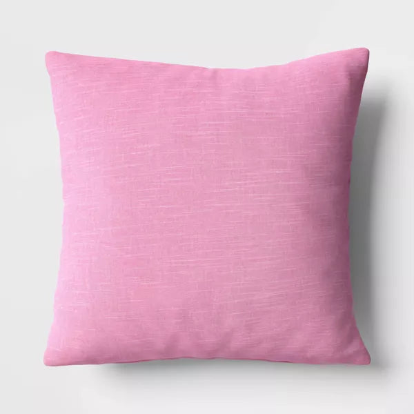 2pk Woven Cotton Throw Pillows