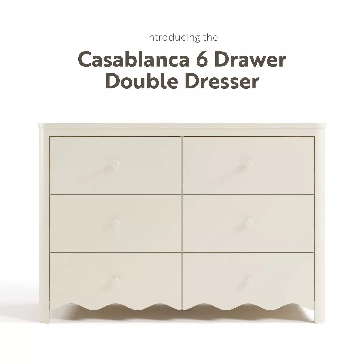 Casablanca 6-Drawer Double Dresser