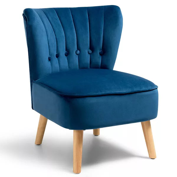 Accent Chair Tufted Velvet