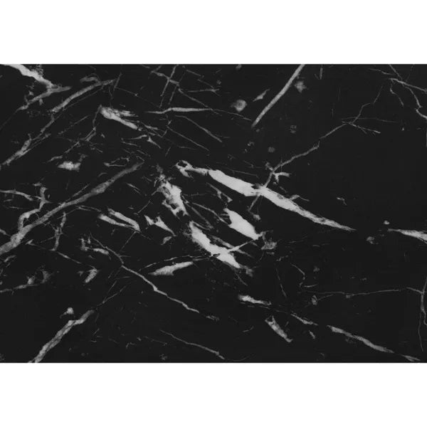 Black Marble End Side Table