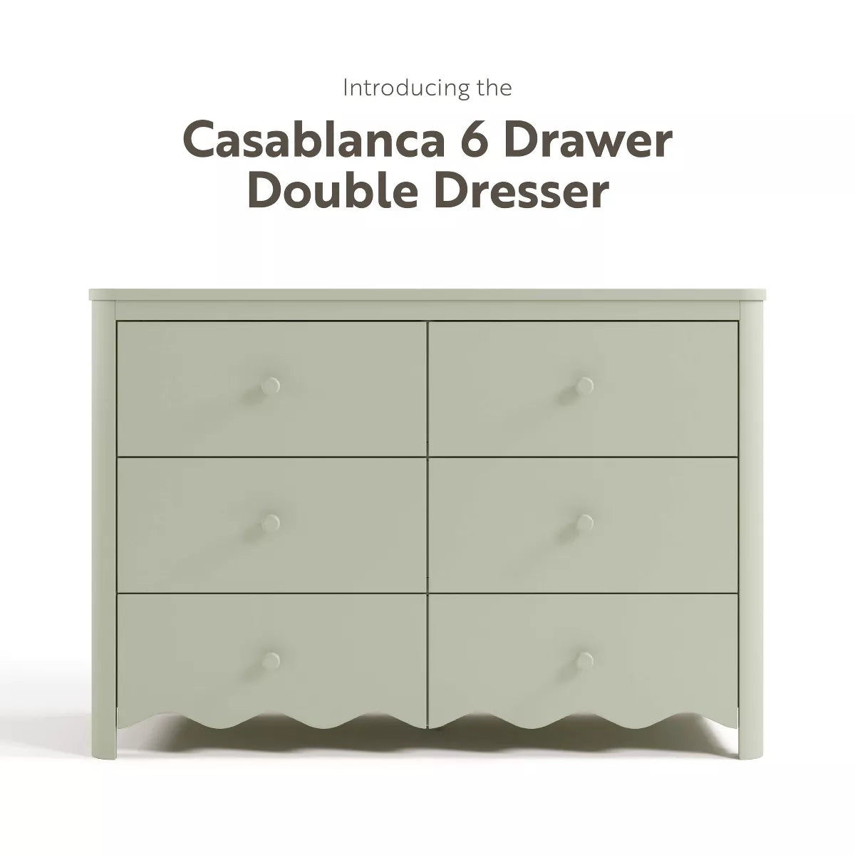 Casablanca 6-Drawer Double Dresser