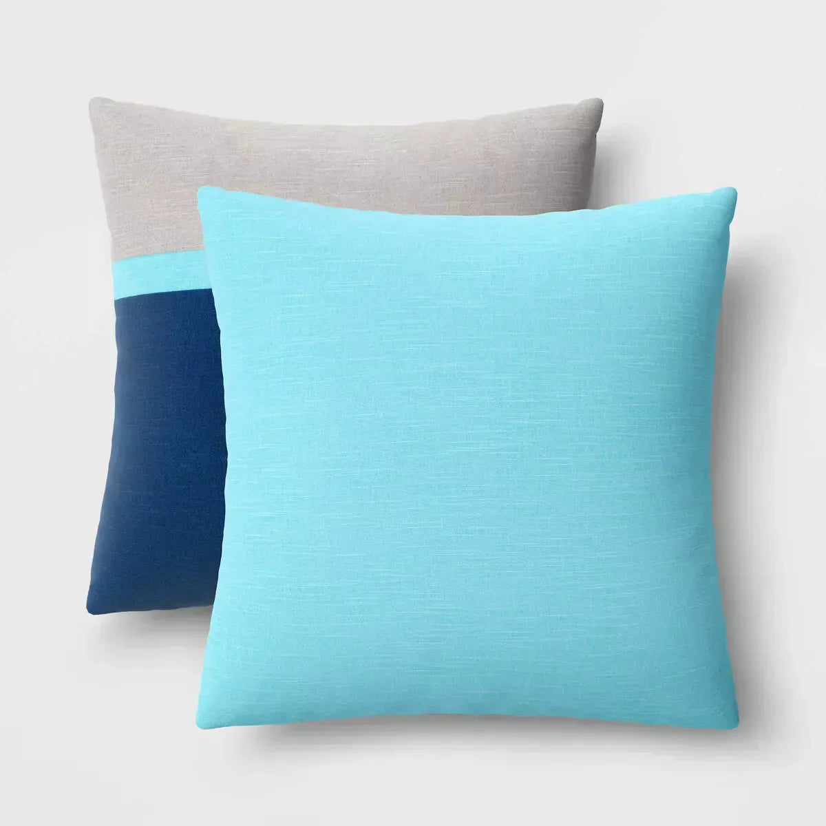 2pk Woven Cotton Throw Pillows