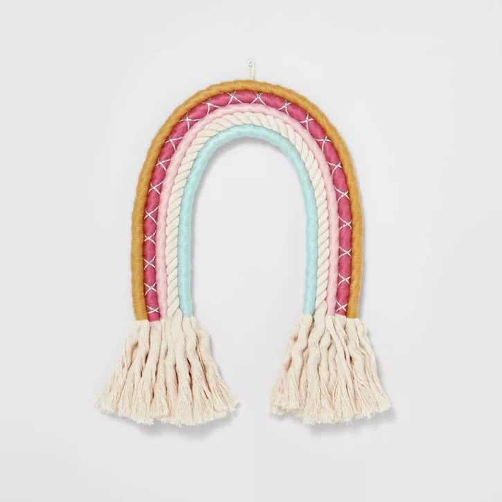 Colorful Rainbow Rope Wall Hanging | Kids' Room & Nursery Decor