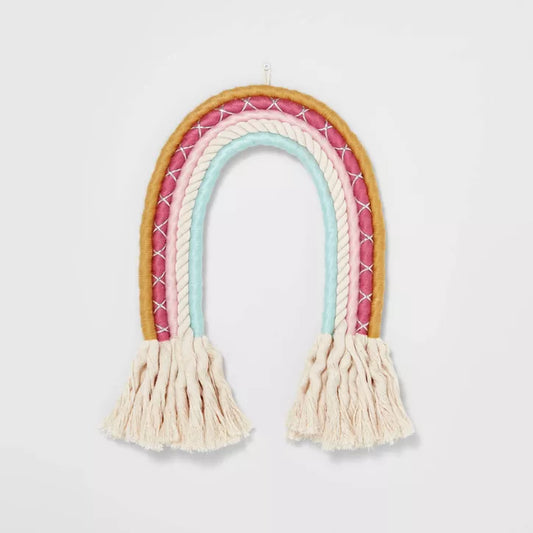 Colorful Rainbow Rope Wall Hanging | Kids' Room & Nursery Decor