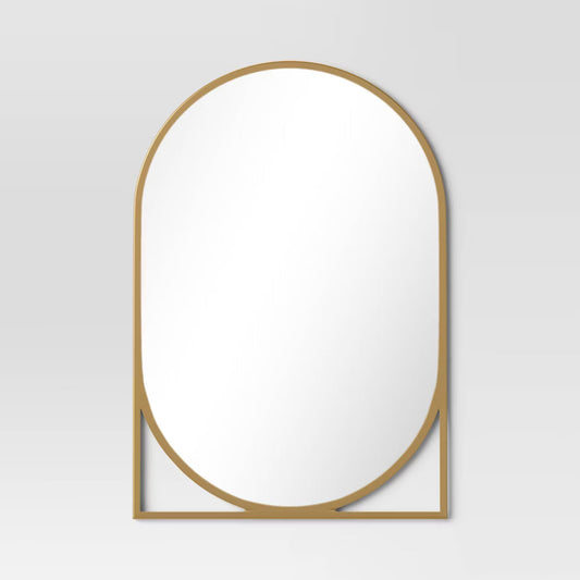 20" x 30" Decorative Wall Mirror Gold