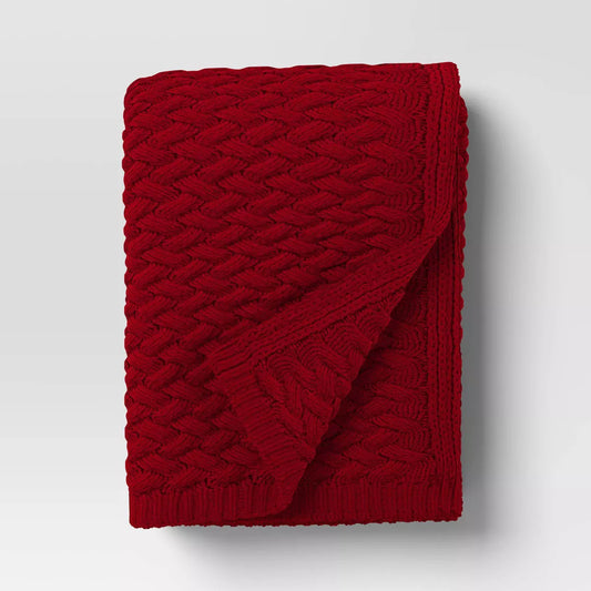 Chenille Knit Throw