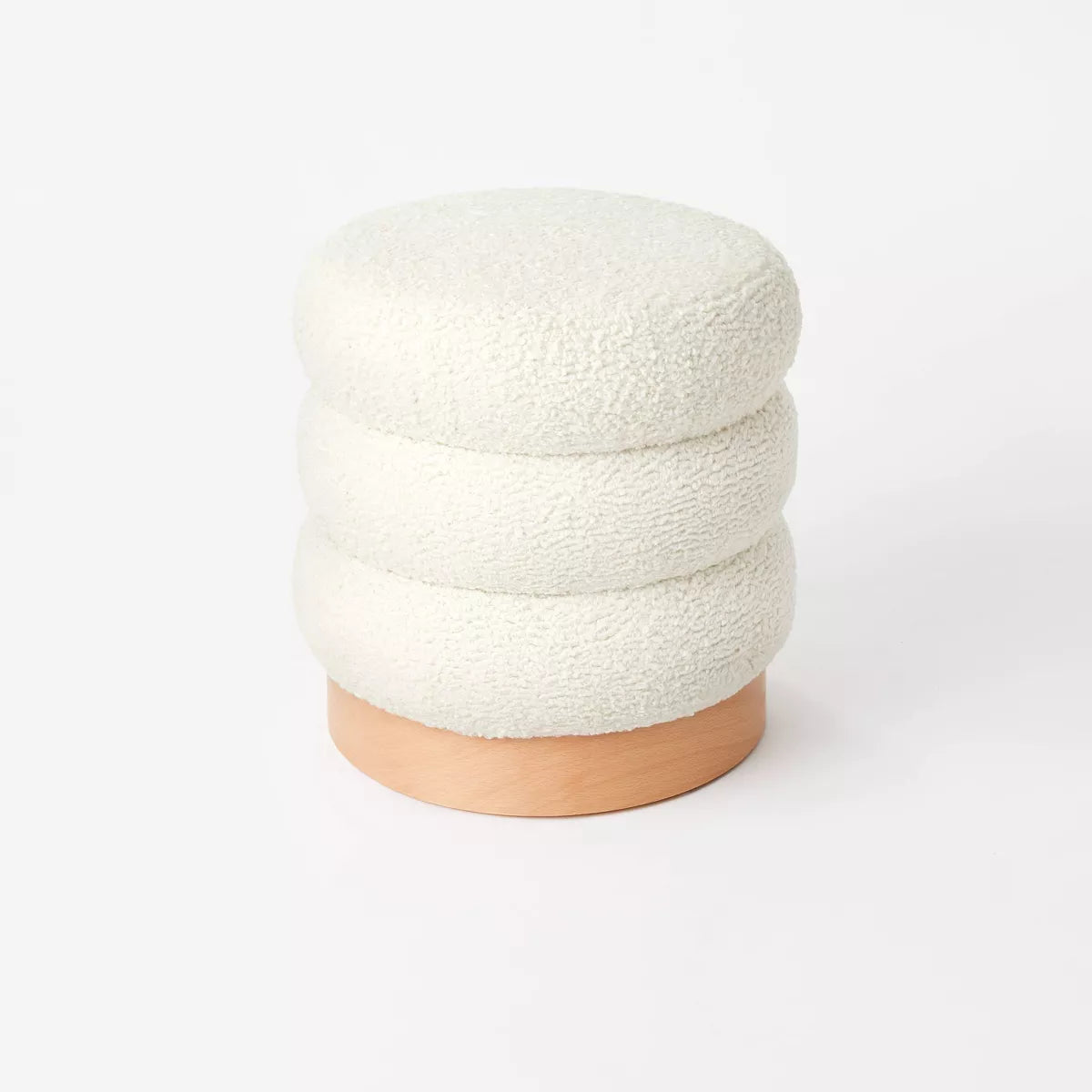 Channel Tufted Ottoman