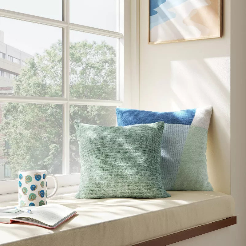 Blocked Woven Cotton Square