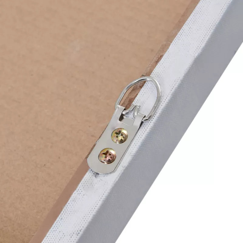 3pc Luminous Heavily Embellished Canvas Wall Art Set Gray