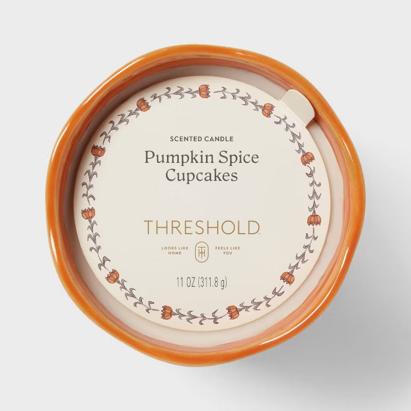 Ceramic Jar Candle Pumpkin Spice Cupcakes