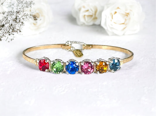 Custom Mothers Birthstone Bracelet