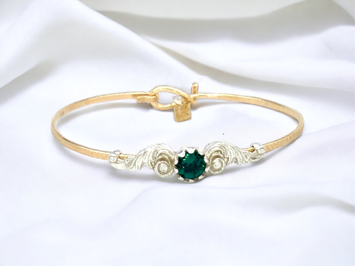 Angel Wings Birthstone Colors Bracelet