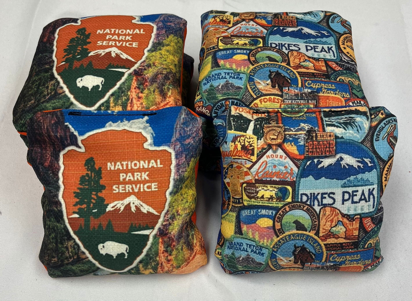 Camping Theme Valley Cornhole Set