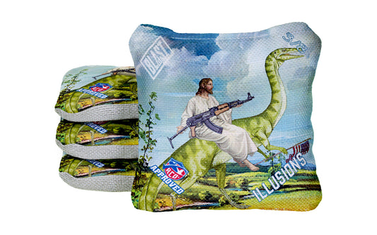 Jesus on Dino w/ AK Illusions (3/8) - ACO Pro Bag.