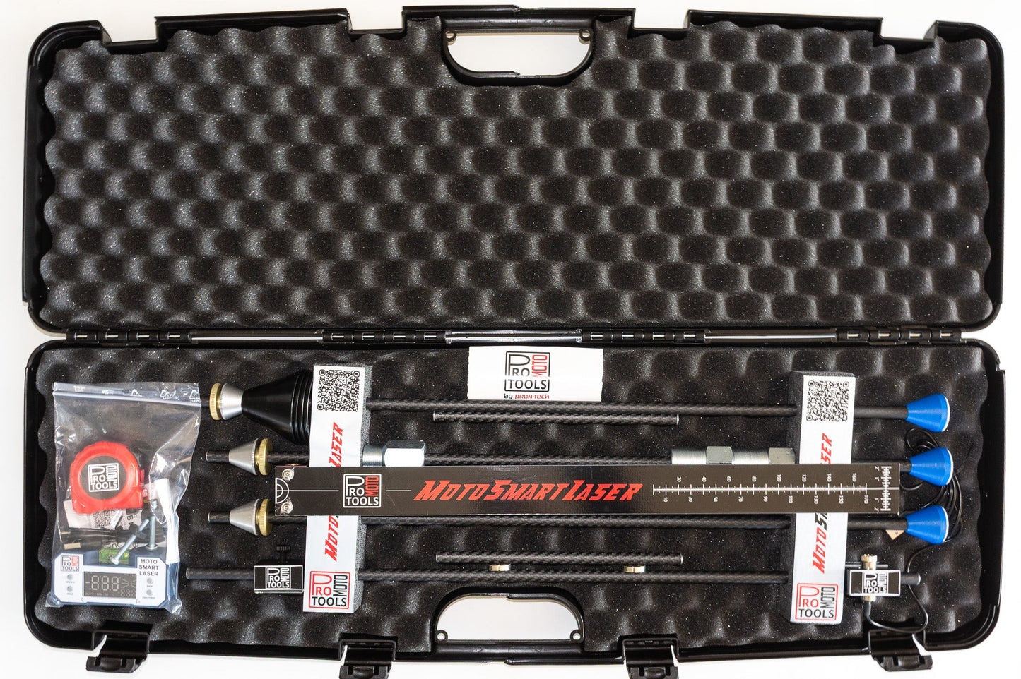 MotoSmartLaser: simple motorcycle frame measurement tool. Great value/price