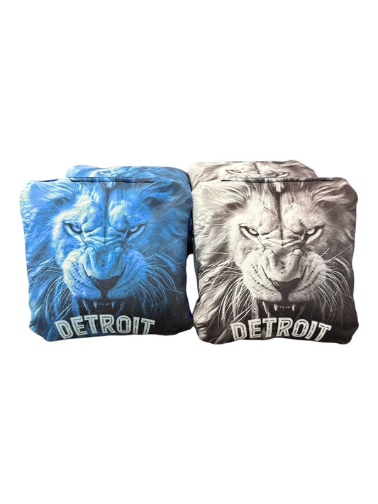 Detroit Football Team All Weather Slick and Stick CORNHOLE Bags