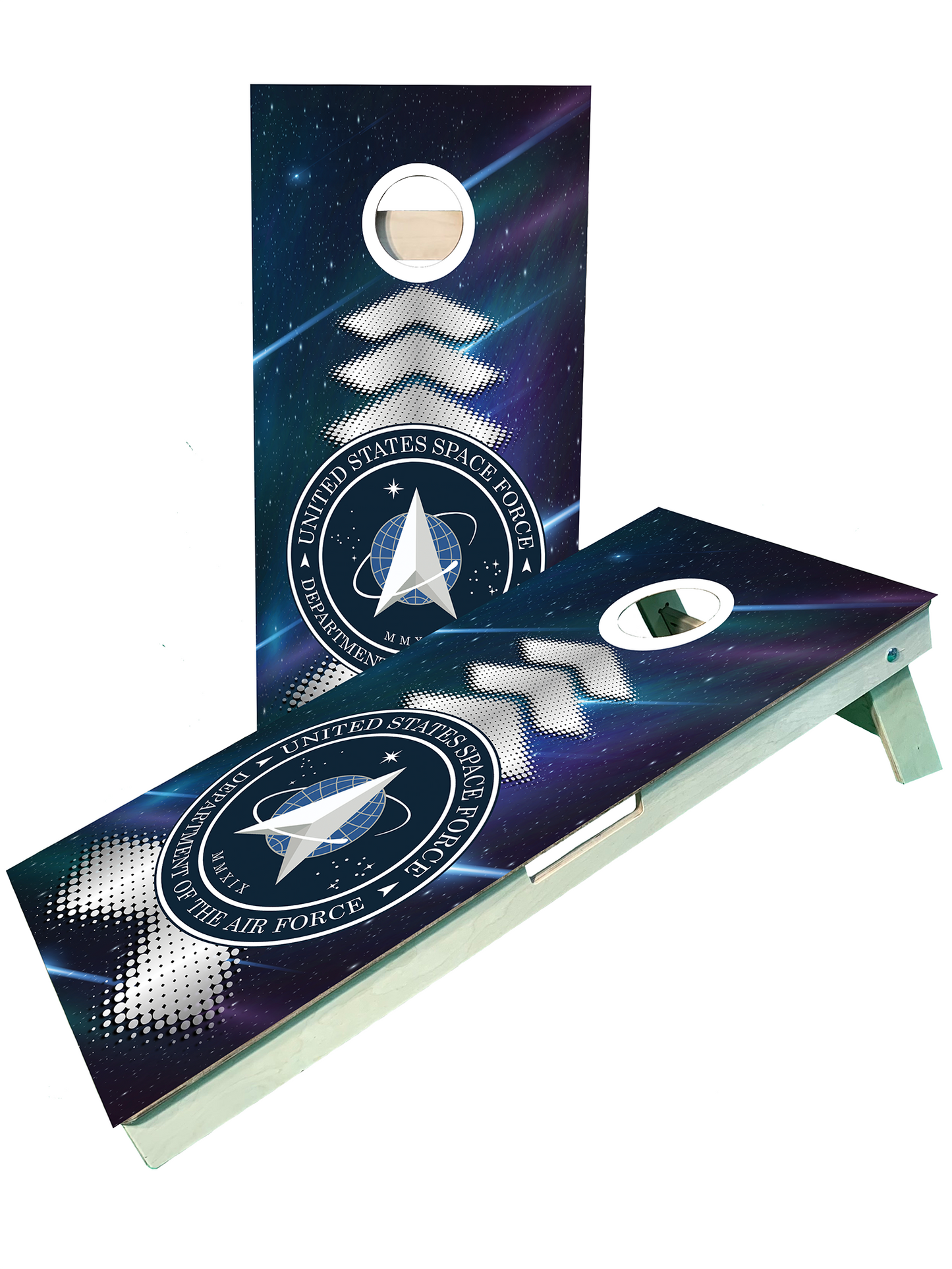 Space Force Cornhole Set